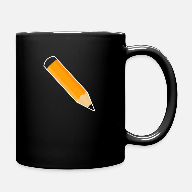 Stift - Tasse einfarbig - Schwarz