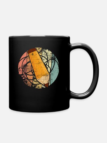 Schule - Tasse einfarbig - Schwarz