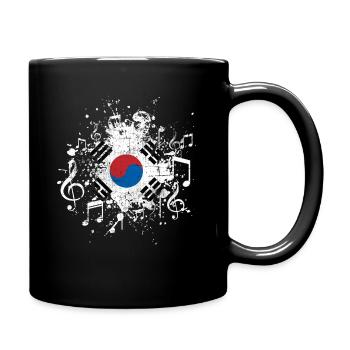 South Korea Music Korea - Full Colour Mug - black - Right