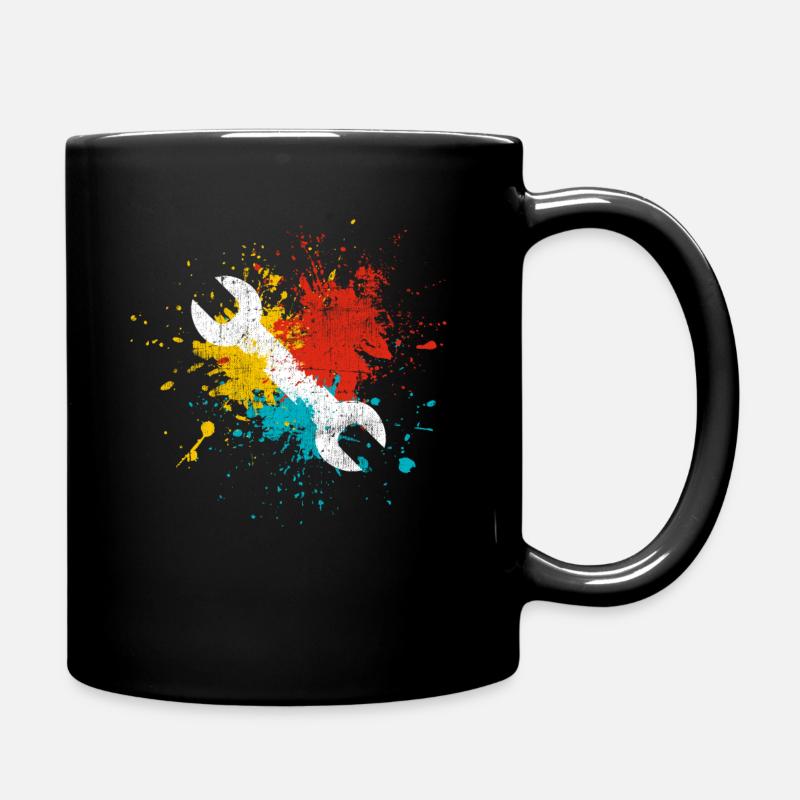 Werkzeug - Tasse einfarbig - Schwarz