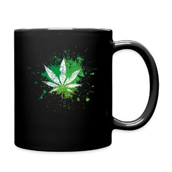 Cannabis - Mug uni - noir - Droite