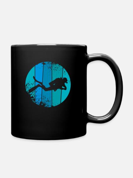 plongeur - Mug uni - noir