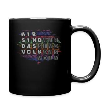 We are the people - Full Colour Mug - black - Right