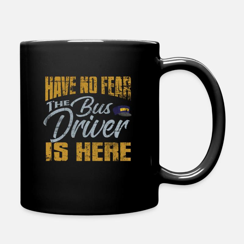 Busfahrer Spruch - Tasse einfarbig - Schwarz