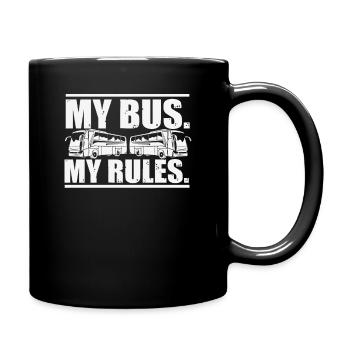 conducteur - Mug uni - noir - Droite
