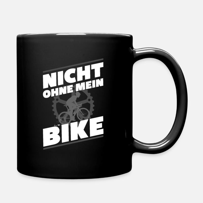Rennrad - Tasse einfarbig - Schwarz