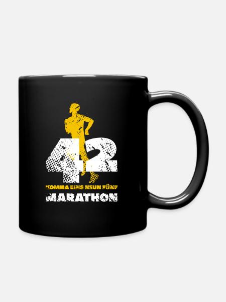 marathon - Mug uni - noir