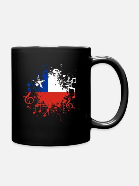 Musique de drapeau du Chili - Mug uni - noir
