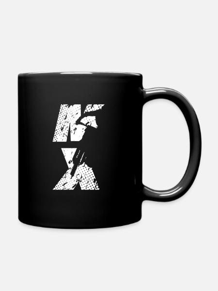 Motocross - Tasse einfarbig - Schwarz
