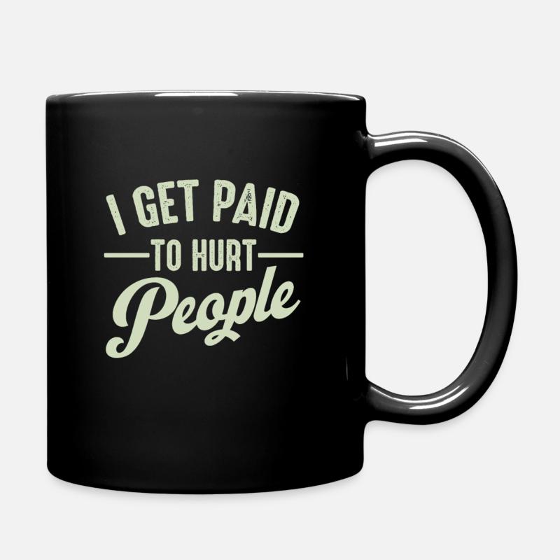 Physiotherapeut - Tasse einfarbig - Schwarz