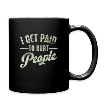 Physiotherapist - Full Colour Mug - black - Right