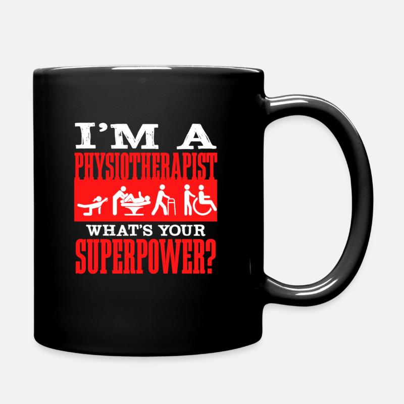 Physiotherapist - Full Colour Mug - black