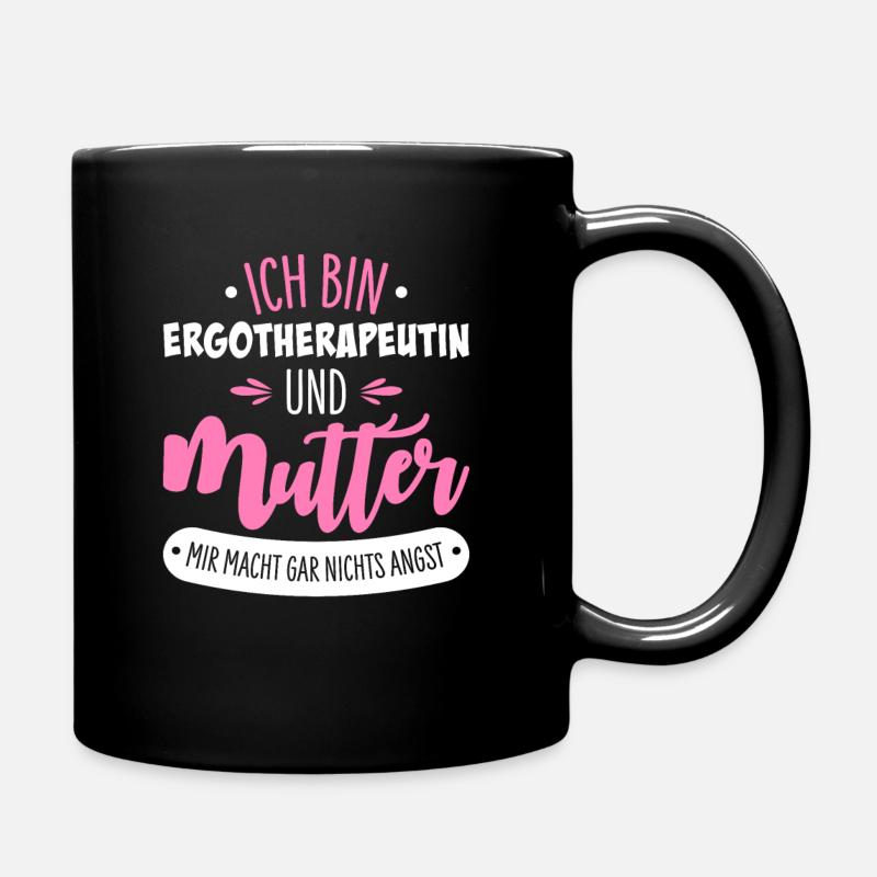 Ergotherapeutin - Tasse einfarbig - Schwarz