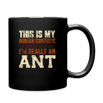 Ants costume - Full Colour Mug - black - Right