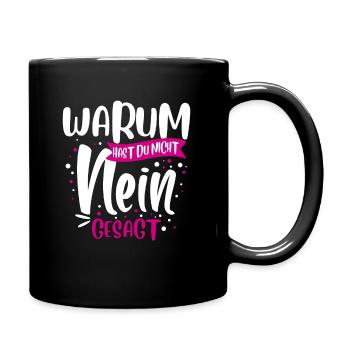 Schlager Musik - Tasse einfarbig - Schwarz - Rechts