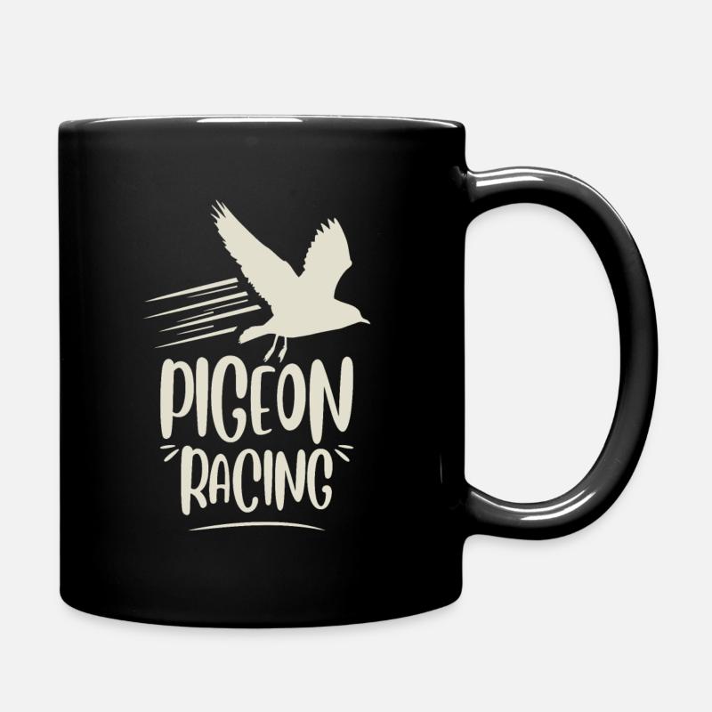 Pigeon de course pigeon de course - Mug uni - noir