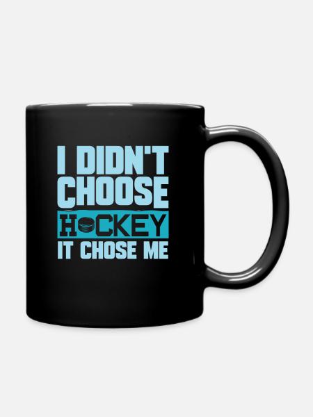 Eishockey - Tasse einfarbig - Schwarz