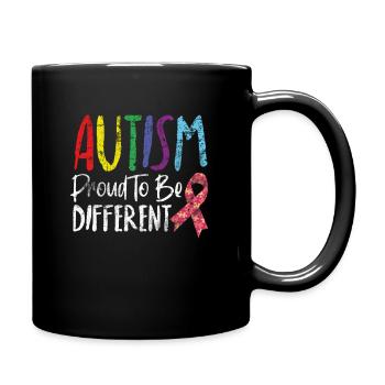 autism - Full Colour Mug - black - Right