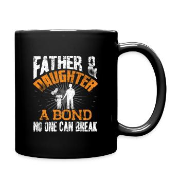 Papa et sa fille - Mug uni - noir - Droite