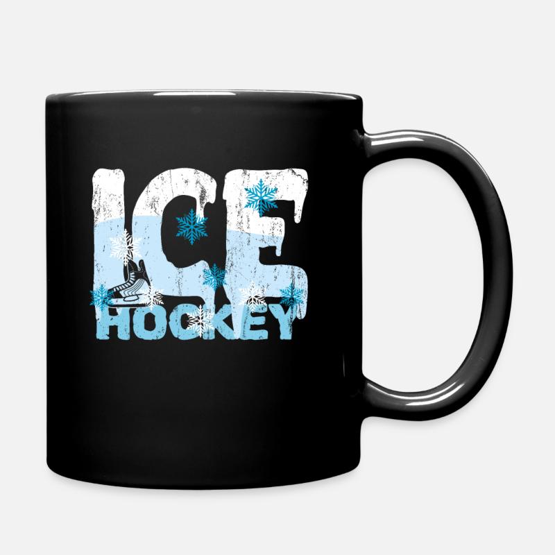 Eishockey - Tasse einfarbig - Schwarz