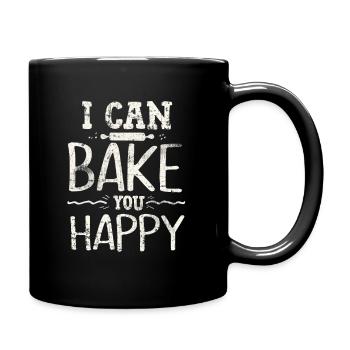 to bake - Full Colour Mug - black - Right