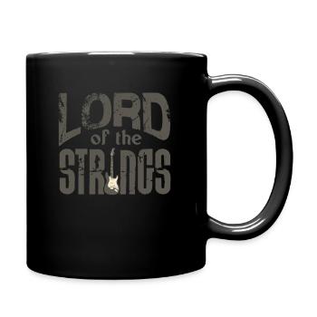 Guitar Lord of the strings - Full Colour Mug - black - Right