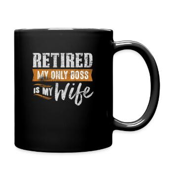 pensioner - Full Colour Mug - black - Right