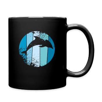 dauphin - Mug uni - noir - Droite