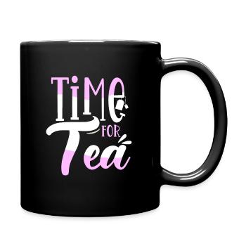 tea - Full Colour Mug - black - Right