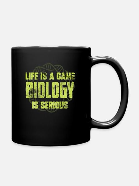 Biologie - Tasse einfarbig - Schwarz