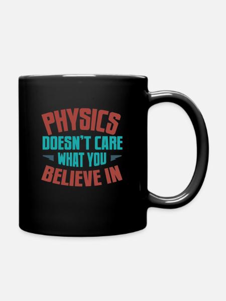 physics - Full Colour Mug - black