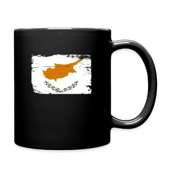 Chypre - Mug uni - noir - Droite