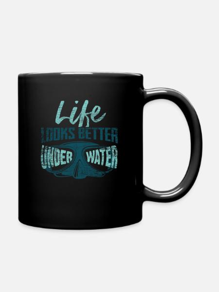 plongée - Mug uni - noir