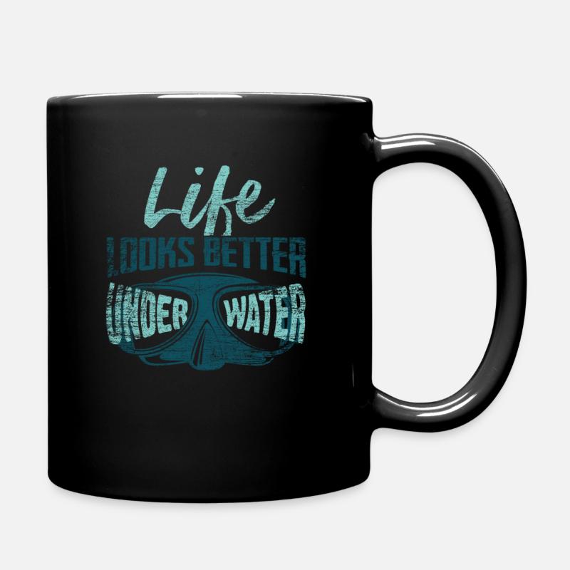 plongée - Mug uni - noir