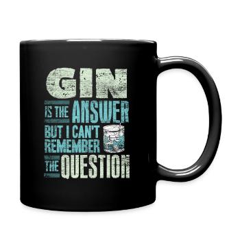 gin - Full Colour Mug - black - Right