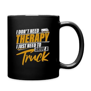Trucker - Full Colour Mug - black - Right