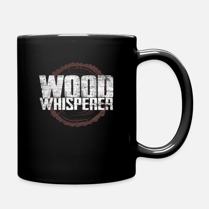 Holzfäller - Tasse einfarbig - Schwarz