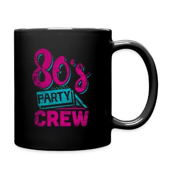 Équipe de fête des années 80 - Mug uni - noir - Droite
