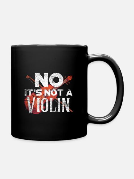 cello - Full Colour Mug - black