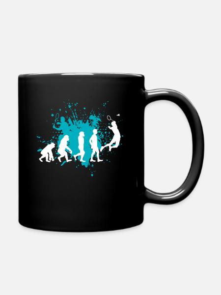 badminton - Mug uni - noir