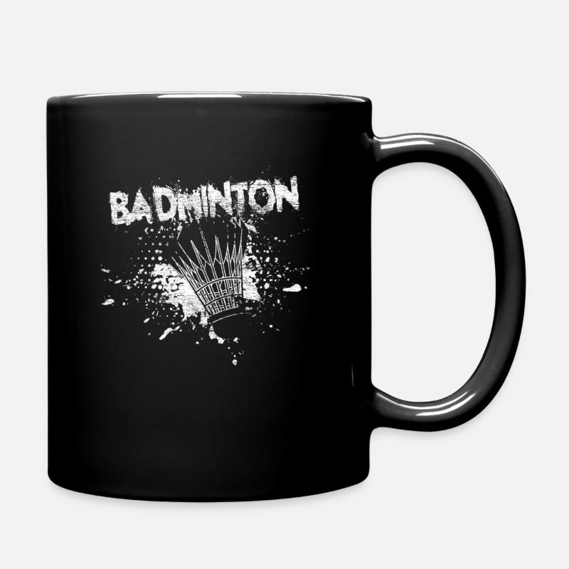 Badminton - Tasse einfarbig - Schwarz