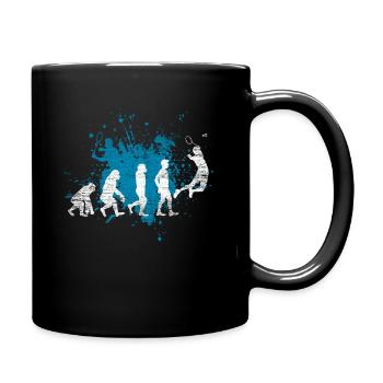 badminton - Full Colour Mug - black - Right