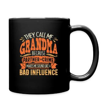 granny - Full Colour Mug - black - Right
