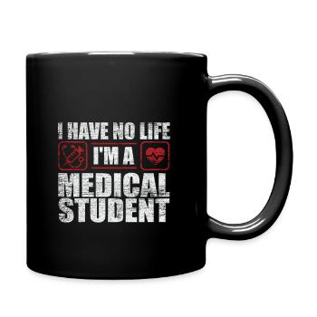 Étudiant en médecine - Mug uni - noir - Droite