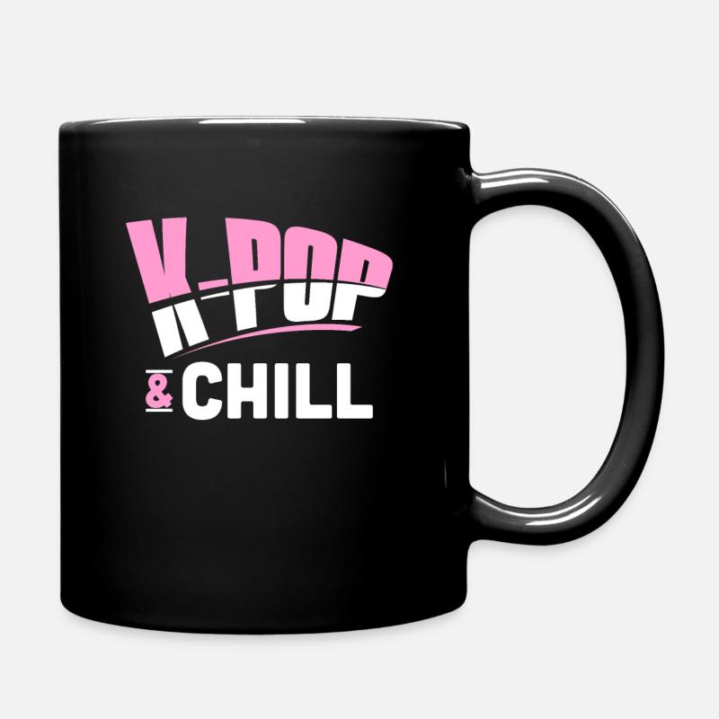 K-Pop - Tasse einfarbig - Schwarz