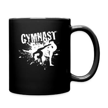 Gymnastics gymnast - Full Colour Mug - black - Right