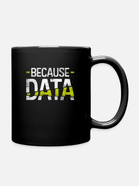 IT data - Full Colour Mug - black