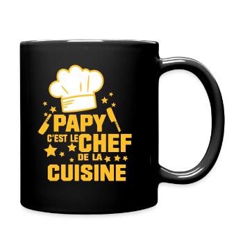 PAPY LE CHEF - Mug uni - noir - Droite