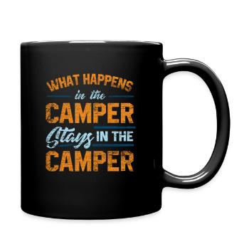 Camping-car - Mug uni - noir - Droite