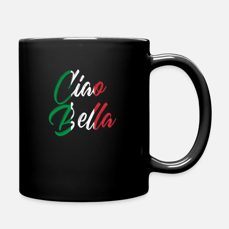 Italien - Tasse einfarbig - Schwarz